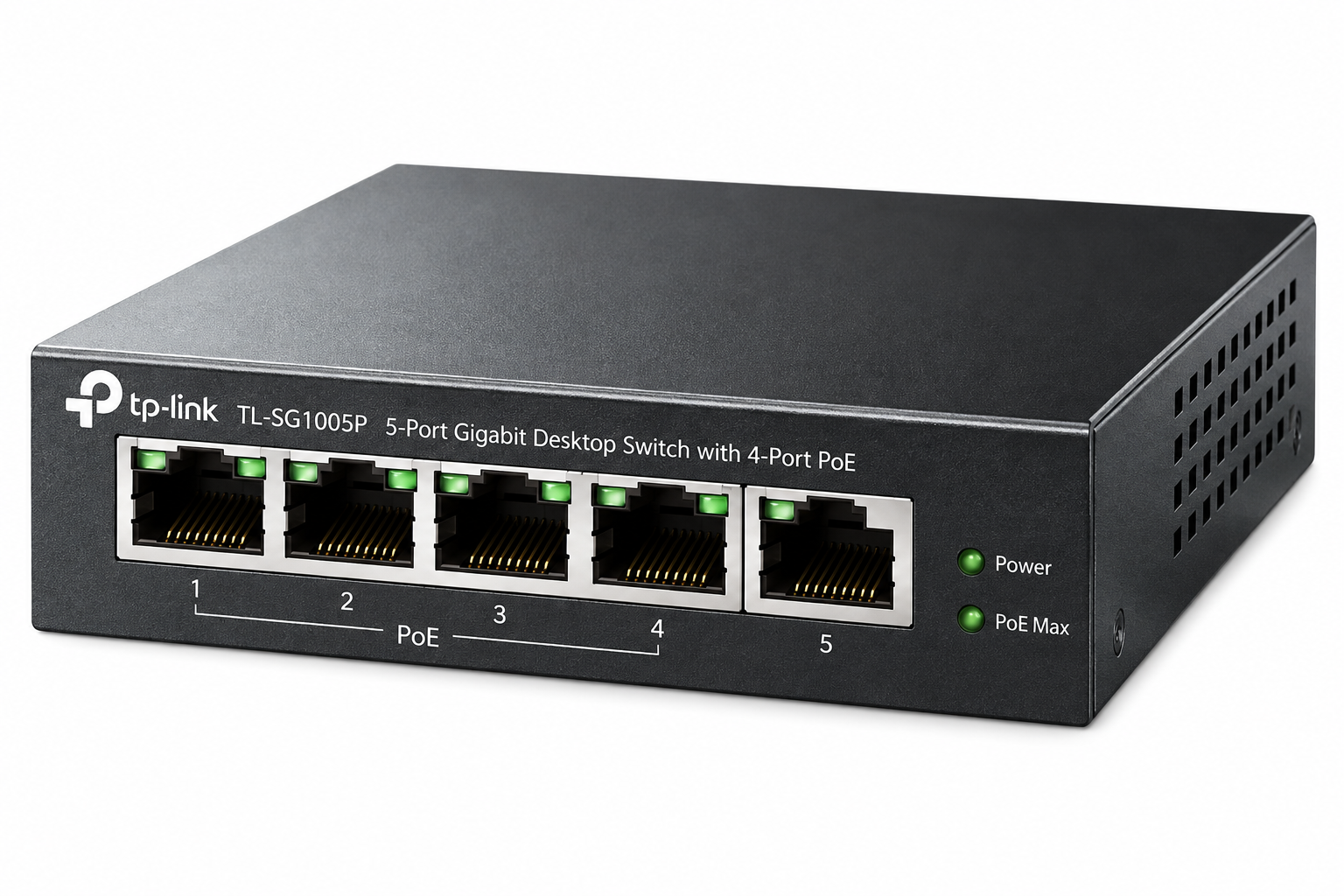 TP-Link TL-SG1005P 5-Port Gigabit Desktop Switch with 4-Port PoE